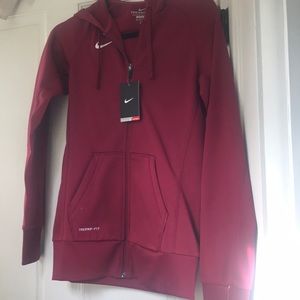Brand new nike burgundy hoodie